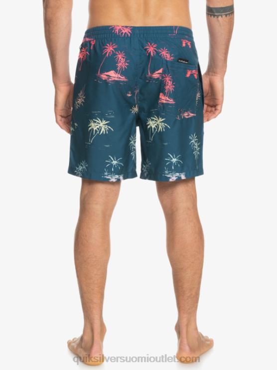 Quiksilver D6JJ1465 miehet majolican sininen päivittäinen sekoitus 17 lentopalloa