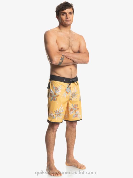 Quiksilver D6JJ1491 miehet okra surfsilk kampasimpukka 19 boardshortsit