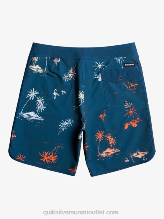 Quiksilver D6JJ1492 miehet majolican sininen surfsilk kampasimpukka 19 boardshortsit