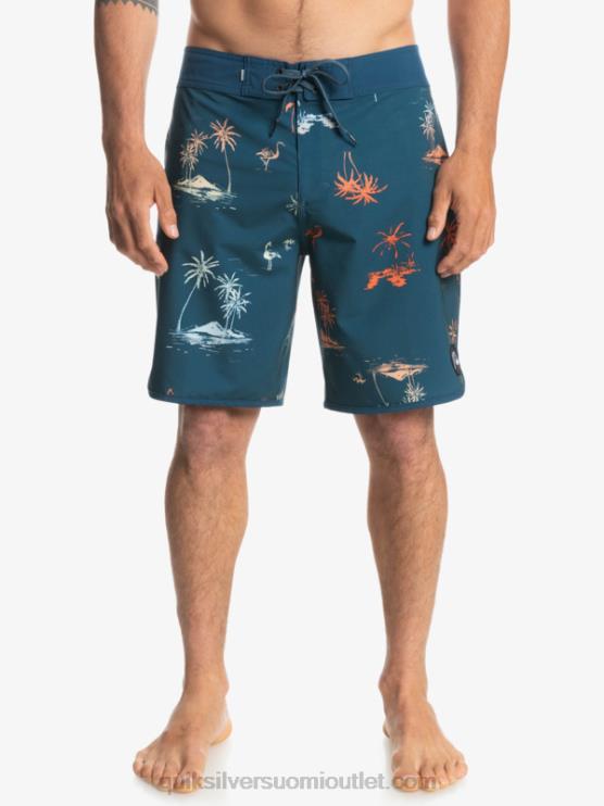 Quiksilver D6JJ1492 miehet majolican sininen surfsilk kampasimpukka 19 boardshortsit