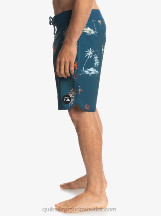 Quiksilver D6JJ1492 miehet majolican sininen surfsilk kampasimpukka 19 boardshortsit