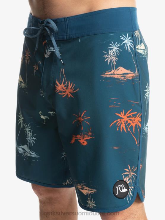 Quiksilver D6JJ1492 miehet majolican sininen surfsilk kampasimpukka 19 boardshortsit