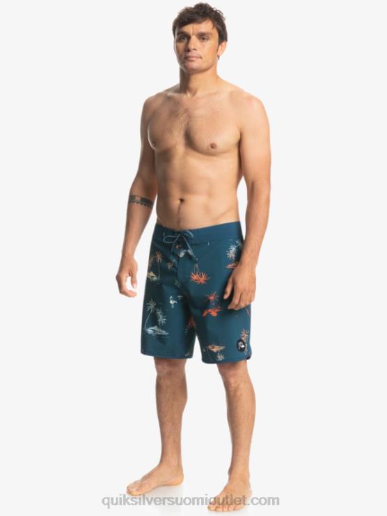 Quiksilver D6JJ1492 miehet majolican sininen surfsilk kampasimpukka 19 boardshortsit