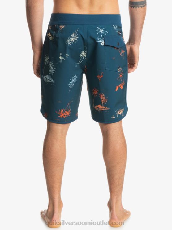 Quiksilver D6JJ1492 miehet majolican sininen surfsilk kampasimpukka 19 boardshortsit