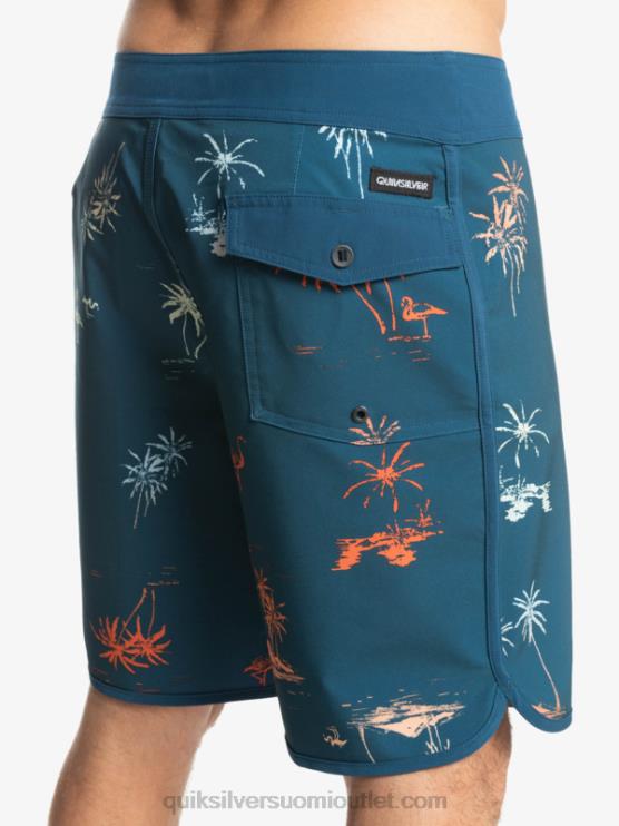 Quiksilver D6JJ1492 miehet majolican sininen surfsilk kampasimpukka 19 boardshortsit
