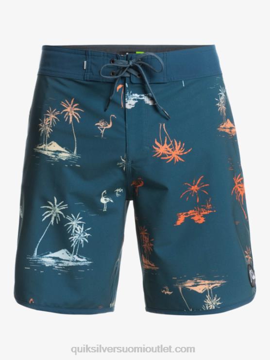 Quiksilver D6JJ1492 miehet majolican sininen surfsilk kampasimpukka 19 boardshortsit