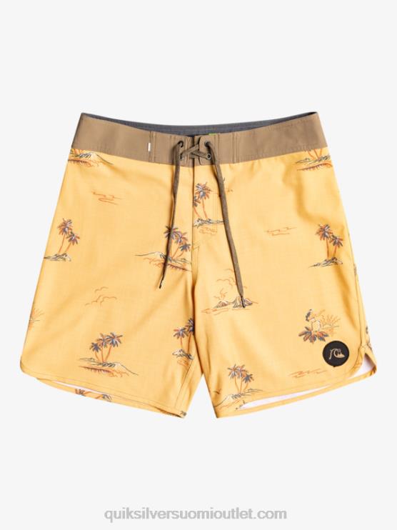 Quiksilver D6JJ1497 miehet okra surfsilk kampasimpukka 19 boardshortsit