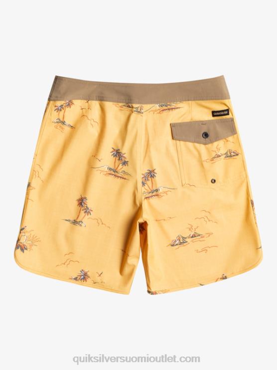 Quiksilver D6JJ1497 miehet okra surfsilk kampasimpukka 19 boardshortsit