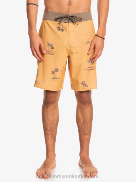 Quiksilver D6JJ1497 miehet okra surfsilk kampasimpukka 19 boardshortsit
