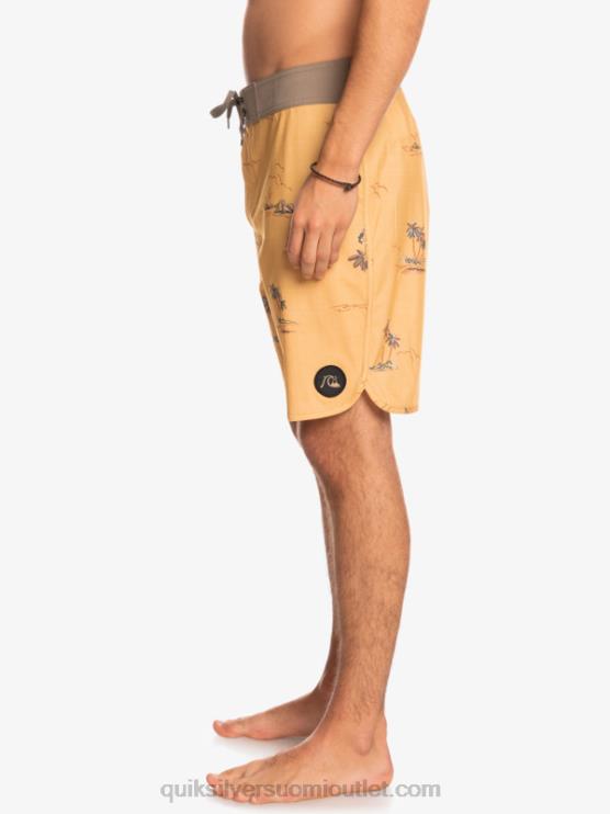 Quiksilver D6JJ1497 miehet okra surfsilk kampasimpukka 19 boardshortsit