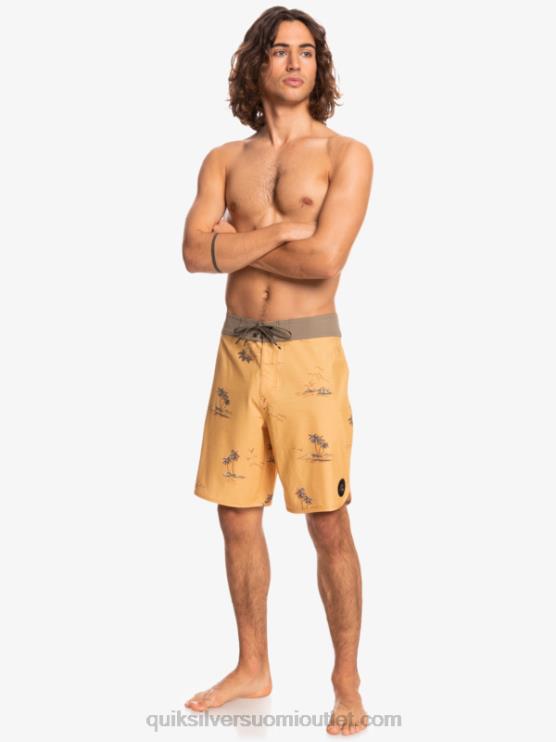 Quiksilver D6JJ1497 miehet okra surfsilk kampasimpukka 19 boardshortsit