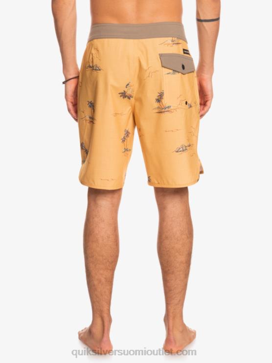 Quiksilver D6JJ1497 miehet okra surfsilk kampasimpukka 19 boardshortsit