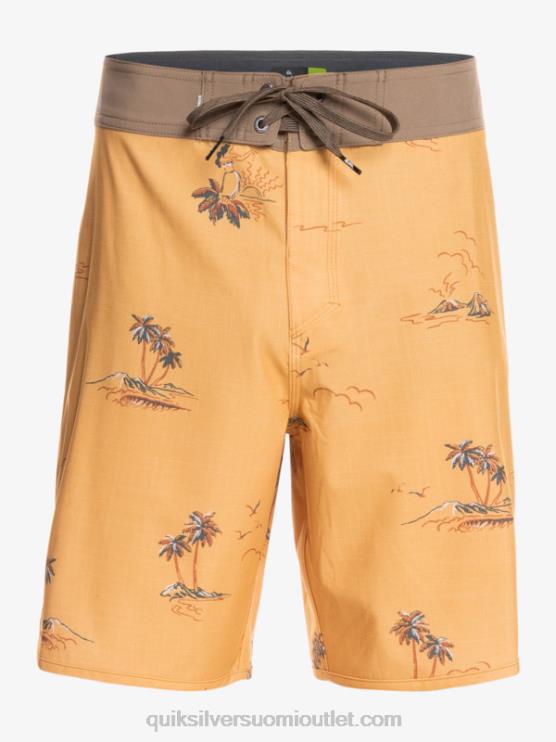Quiksilver D6JJ1497 miehet okra surfsilk kampasimpukka 19 boardshortsit