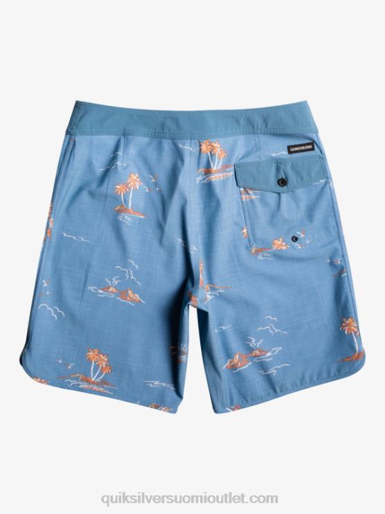 Quiksilver D6JJ1498 miehet kapteenit sininen surfsilk kampasimpukka 19 boardshortsit