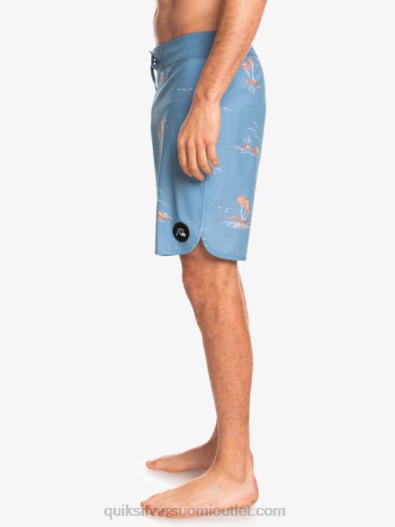 Quiksilver D6JJ1498 miehet kapteenit sininen surfsilk kampasimpukka 19 boardshortsit