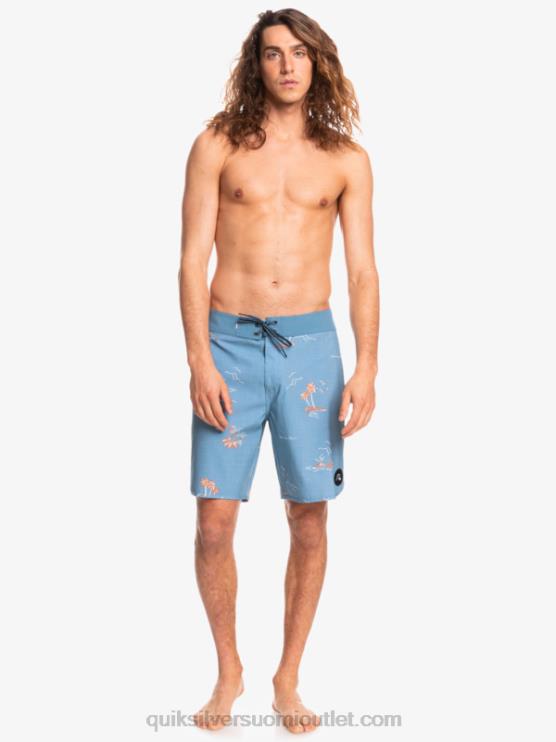 Quiksilver D6JJ1498 miehet kapteenit sininen surfsilk kampasimpukka 19 boardshortsit