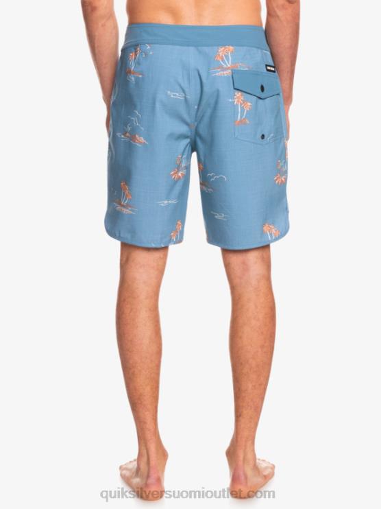 Quiksilver D6JJ1498 miehet kapteenit sininen surfsilk kampasimpukka 19 boardshortsit