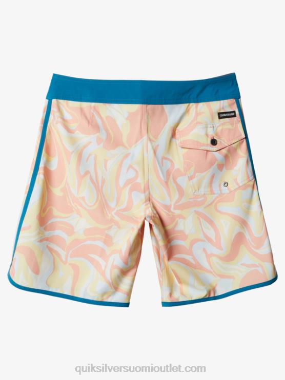 Quiksilver D6JJ1499 miehet persikan pinkki surfsilk kampasimpukka 19 boardshortsit