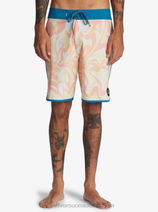 Quiksilver D6JJ1499 miehet persikan pinkki surfsilk kampasimpukka 19 boardshortsit