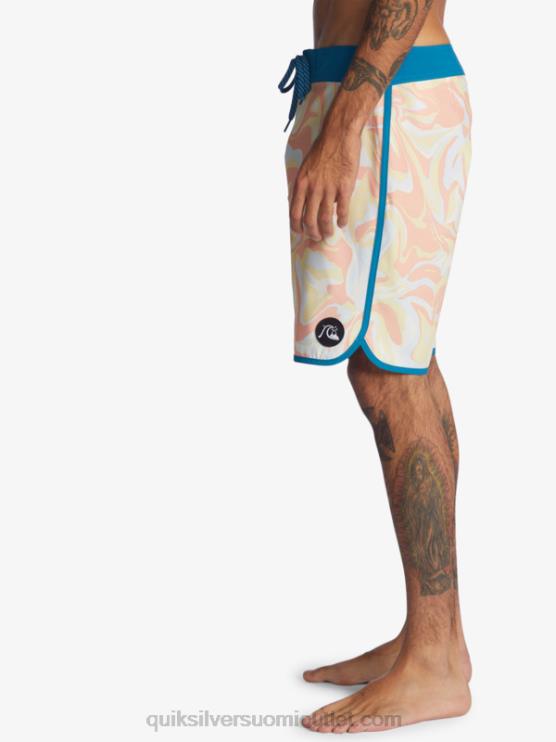 Quiksilver D6JJ1499 miehet persikan pinkki surfsilk kampasimpukka 19 boardshortsit