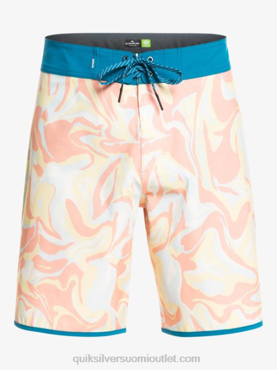 Quiksilver D6JJ1499 miehet persikan pinkki surfsilk kampasimpukka 19 boardshortsit