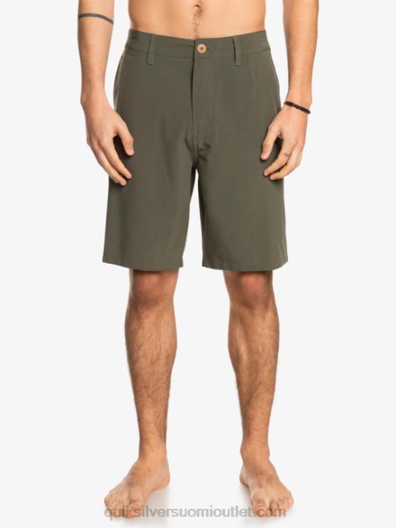 Quiksilver D6JJ150 miehet rypäleen lehtiä ocean union amphibian 20 hybridishortsit