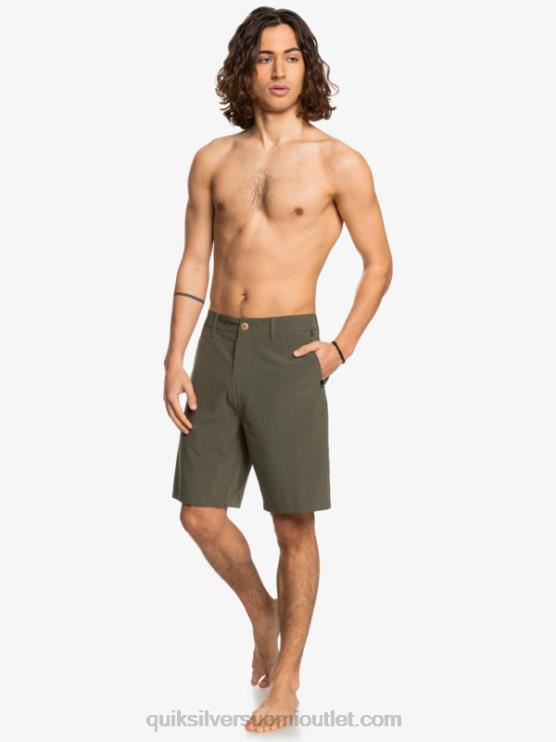 Quiksilver D6JJ150 miehet rypäleen lehtiä ocean union amphibian 20 hybridishortsit