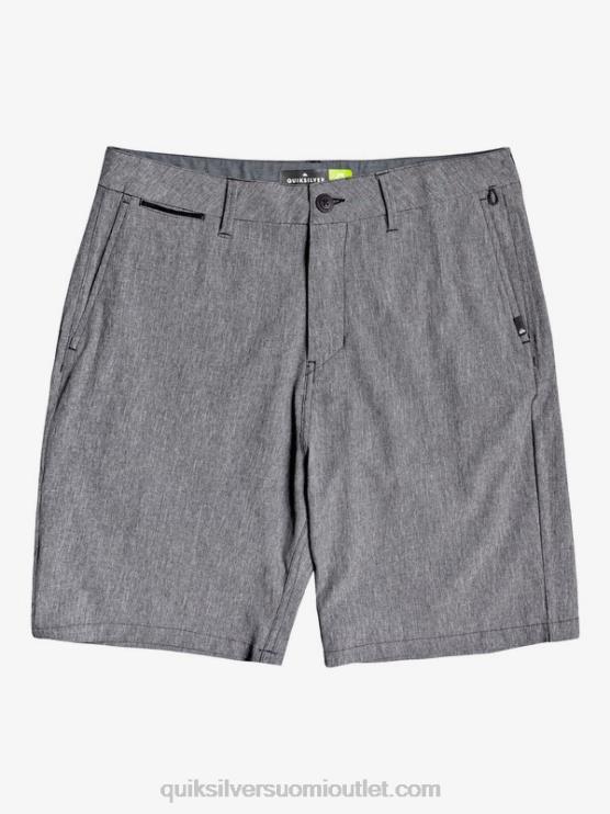 Quiksilver D6JJ1585 miehet musta Union Heather Amphibian 20 hybridishortsit