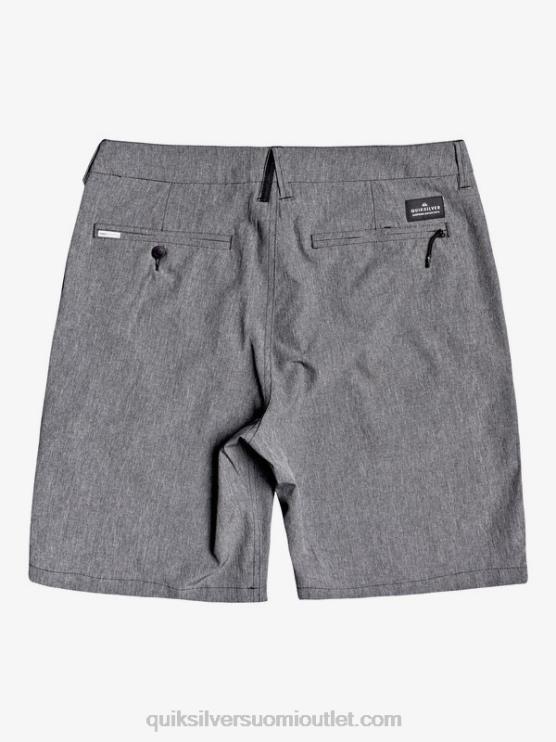 Quiksilver D6JJ1585 miehet musta Union Heather Amphibian 20 hybridishortsit