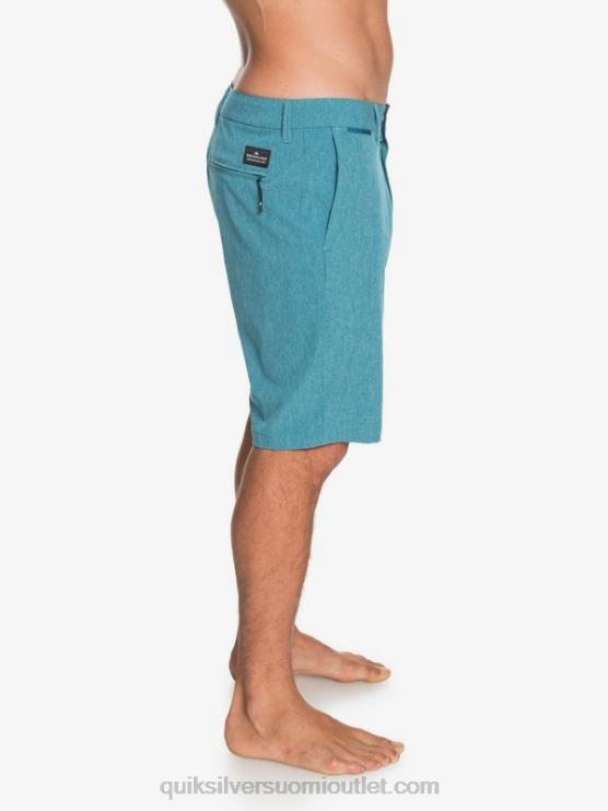 Quiksilver D6JJ1588 miehet sininen koralli Union Heather Amphibian 20 hybridishortsit