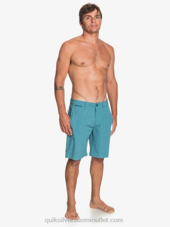 Quiksilver D6JJ1588 miehet sininen koralli Union Heather Amphibian 20 hybridishortsit