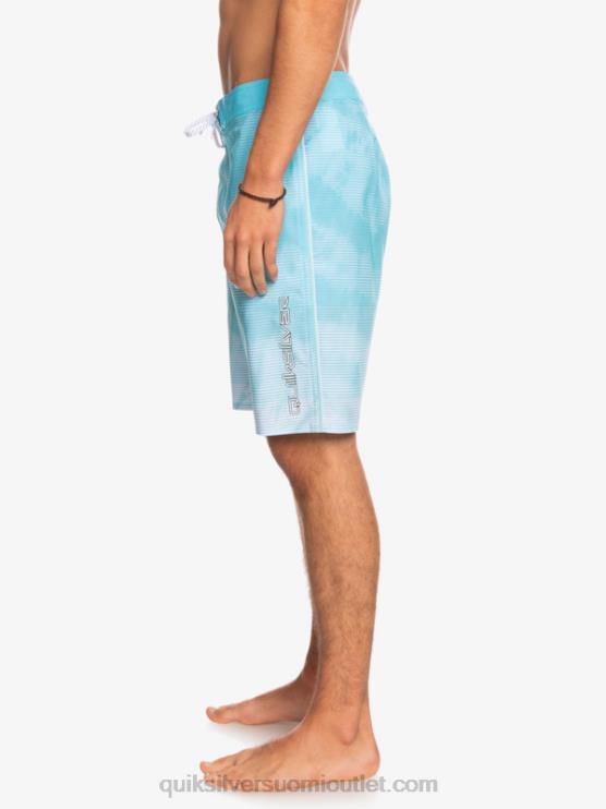 Quiksilver D6JJ1598 miehet enkelin sininen Surfsilk massiiviset 20 boardshortsit