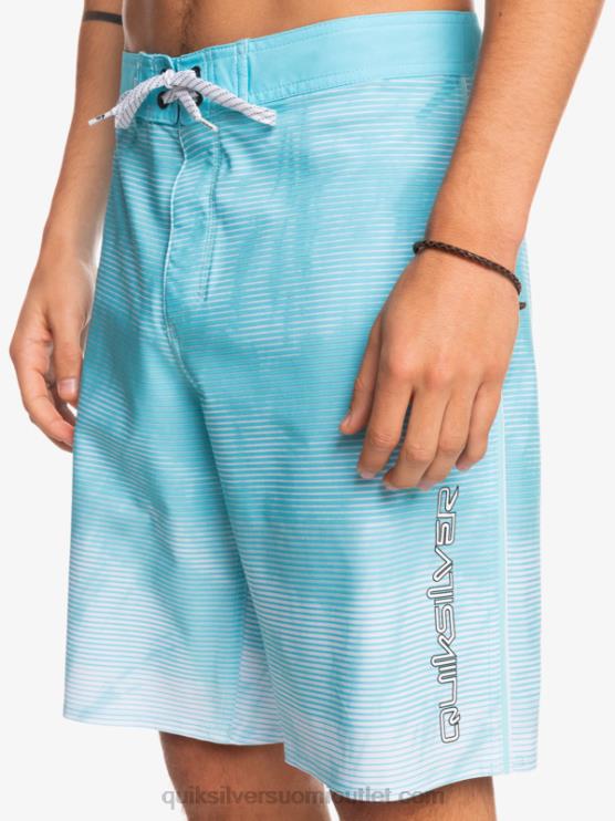 Quiksilver D6JJ1598 miehet enkelin sininen Surfsilk massiiviset 20 boardshortsit