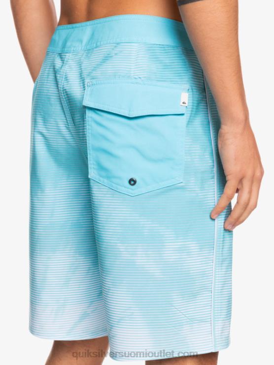 Quiksilver D6JJ1598 miehet enkelin sininen Surfsilk massiiviset 20 boardshortsit