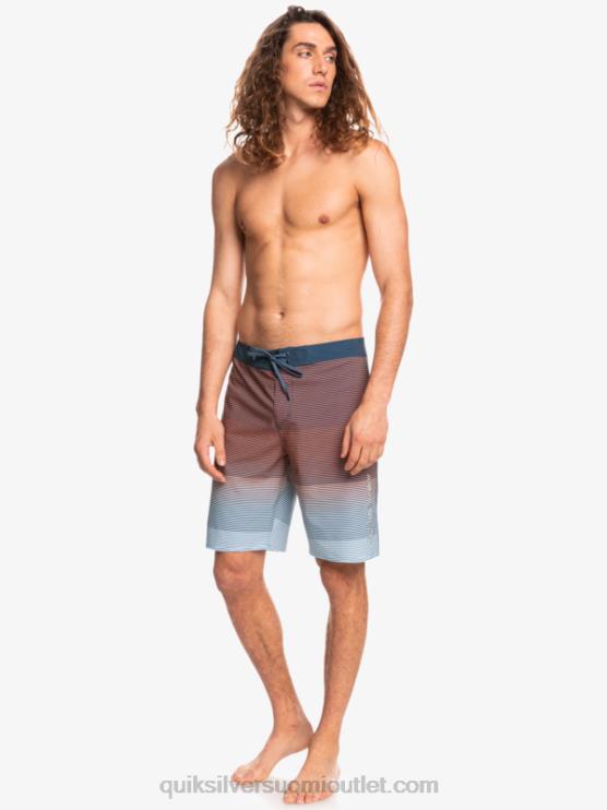 Quiksilver D6JJ1601 miehet merkki sininen Surfsilk massiiviset 20 boardshortsit