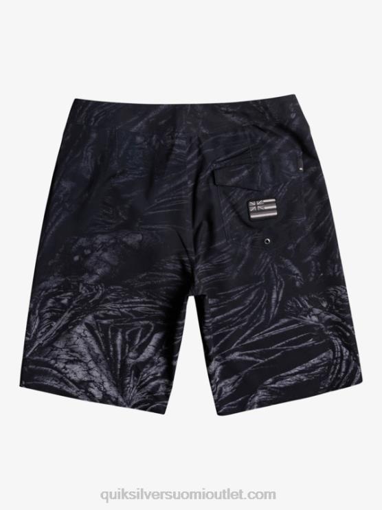 Quiksilver D6JJ1608 miehet musta surfsilk hawaii kotitekoiset haalistuneet 20 boardshortsit