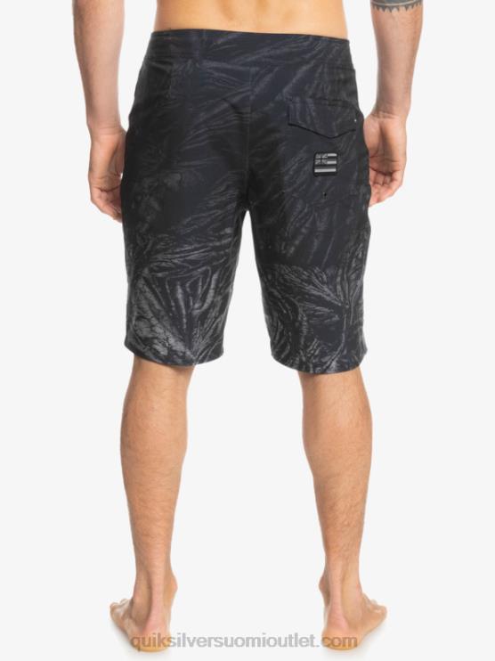 Quiksilver D6JJ1608 miehet musta surfsilk hawaii kotitekoiset haalistuneet 20 boardshortsit