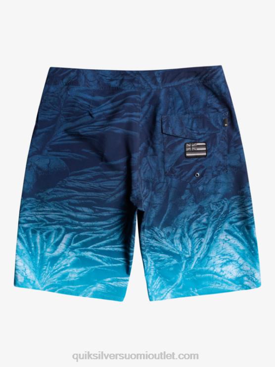 Quiksilver D6JJ1609 miehet merkki sininen surfsilk hawaii kotitekoiset haalistuneet 20 boardshortsit