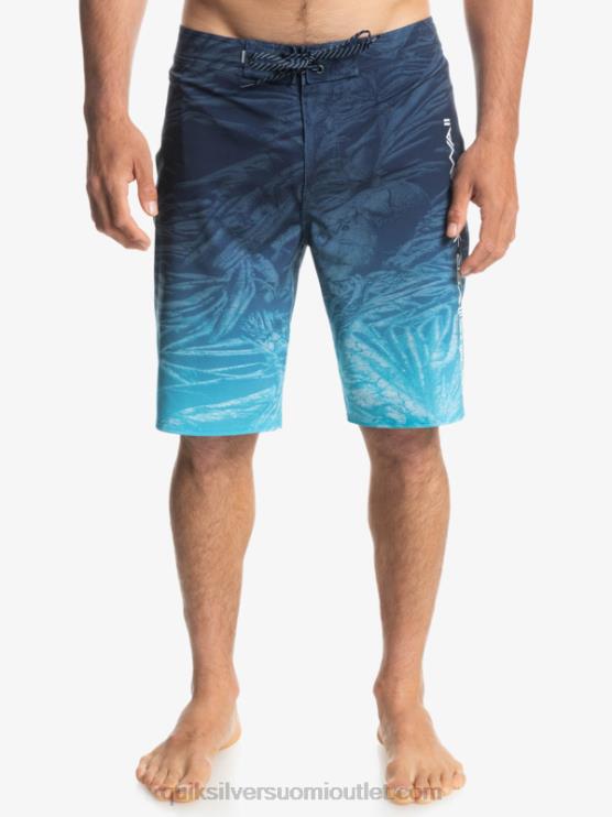 Quiksilver D6JJ1609 miehet merkki sininen surfsilk hawaii kotitekoiset haalistuneet 20 boardshortsit