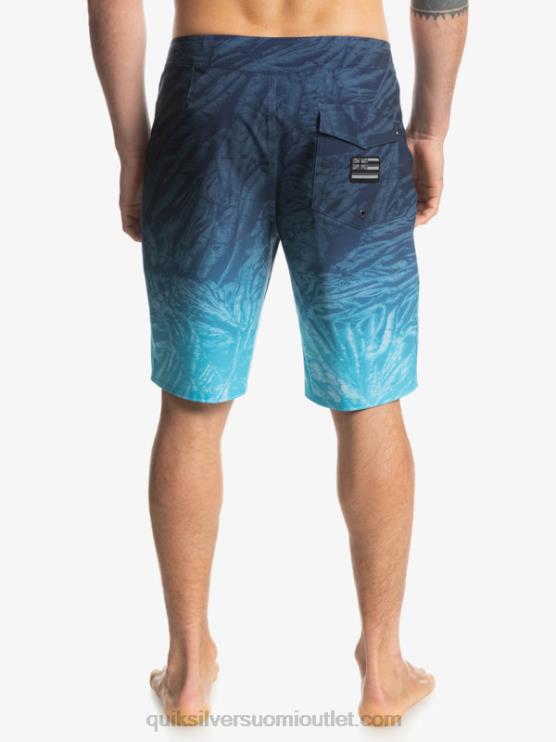 Quiksilver D6JJ1609 miehet merkki sininen surfsilk hawaii kotitekoiset haalistuneet 20 boardshortsit