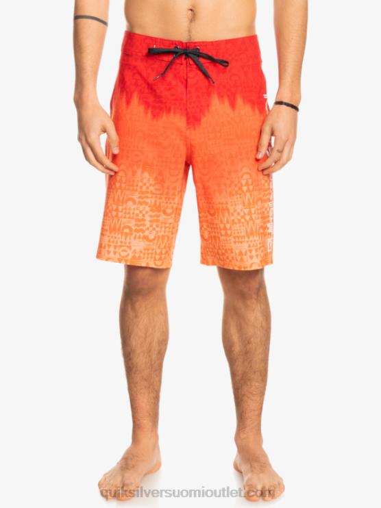 Quiksilver D6JJ1610 miehet korkean riskin punainen surfsilk hawaii kotitekoiset haalistuneet 20 boardshortsit