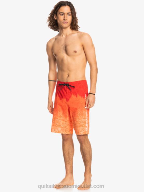 Quiksilver D6JJ1610 miehet korkean riskin punainen surfsilk hawaii kotitekoiset haalistuneet 20 boardshortsit