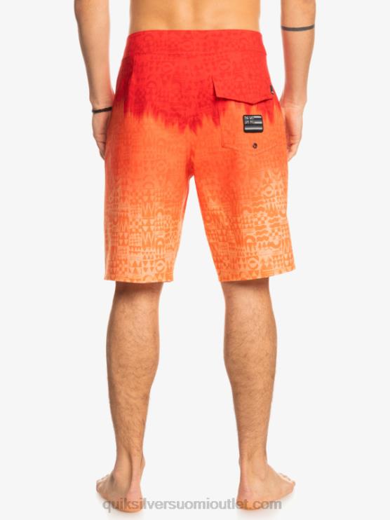 Quiksilver D6JJ1610 miehet korkean riskin punainen surfsilk hawaii kotitekoiset haalistuneet 20 boardshortsit