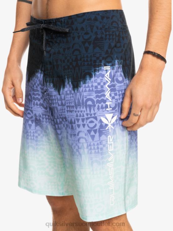 Quiksilver D6JJ1611 miehet jacaranda surfsilk hawaii kotitekoiset haalistuneet 20 boardshortsit