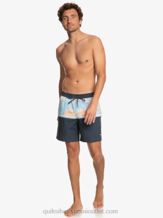 Quiksilver D6JJ1636 miehet keskiyön laivasto surfsilk divisioonan 17 lentopalloa