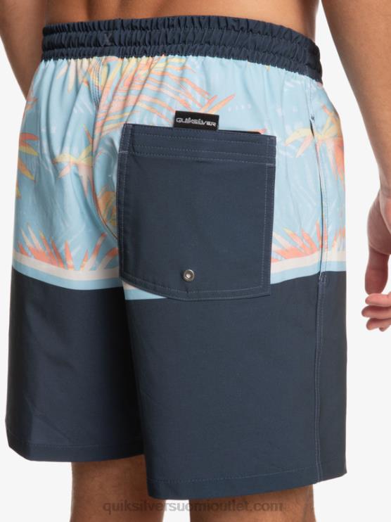 Quiksilver D6JJ1636 miehet keskiyön laivasto surfsilk divisioonan 17 lentopalloa