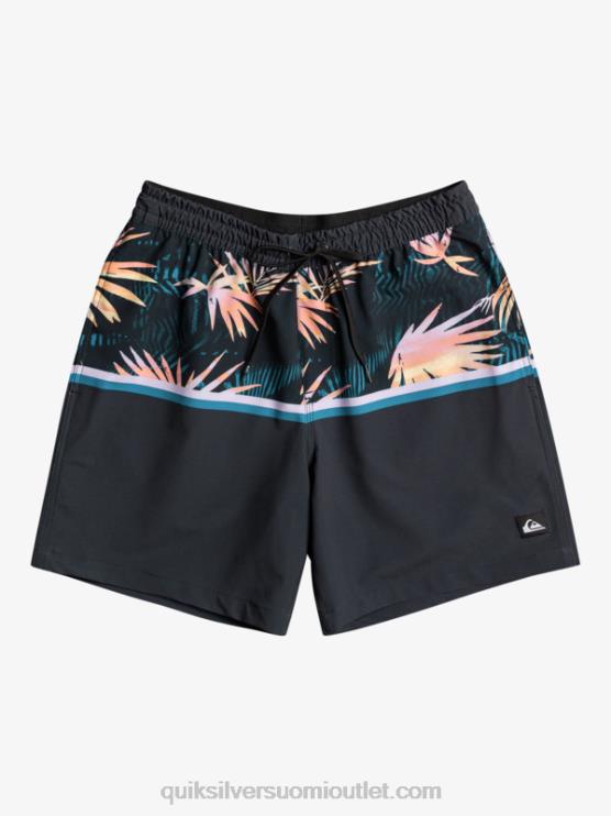 Quiksilver D6JJ1637 miehet musta surfsilk divisioonan 17 lentopalloa