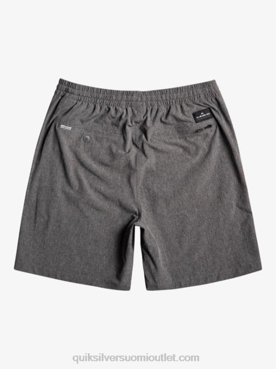 Quiksilver D6JJ1664 miehet musta joustavat kanerva sammakkoeläin 18 hybridishortsit