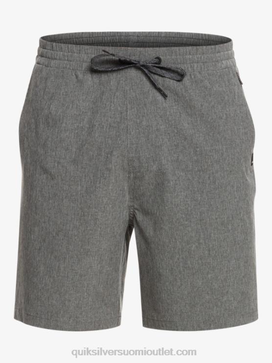 Quiksilver D6JJ1664 miehet musta joustavat kanerva sammakkoeläin 18 hybridishortsit