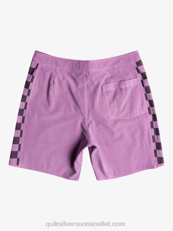 Quiksilver D6JJ1669 miehet pölyinen orkidea hamppustretch alkuperäinen kaari pesty 18 boardshortsit